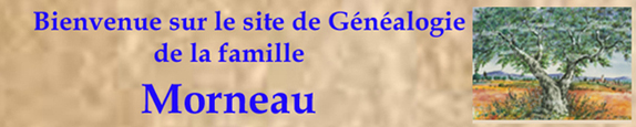 Arbre généalogique des Morneau