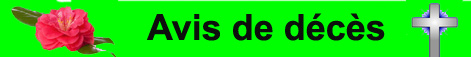 Avis de décès